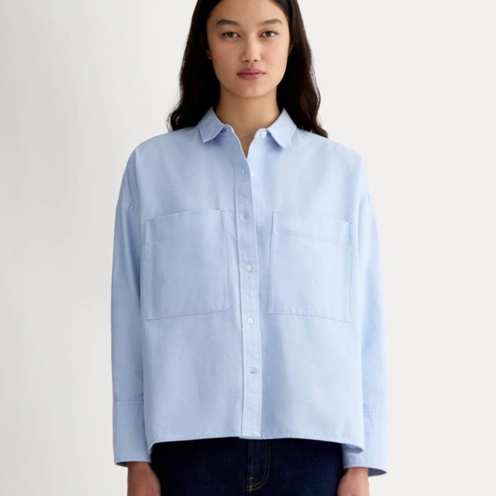 Everlane The Boxy Oxford Shirt EUC